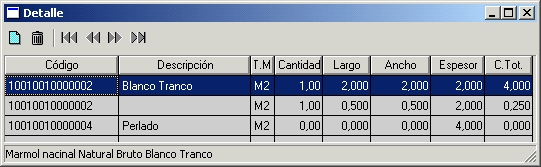 Modelo ordenes trabajo detalle