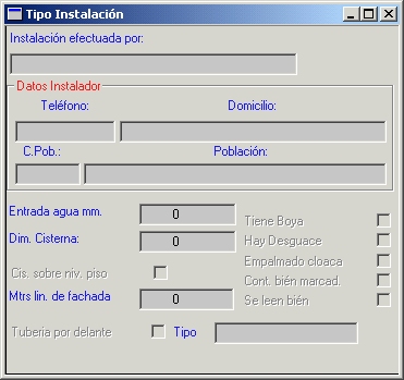 Solicitud Tipo Instalacin