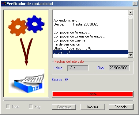 Verificador de Contabilidad